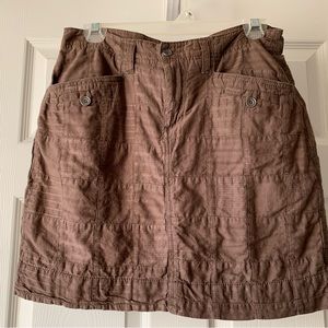 Sonoma brown skort skirt size 6